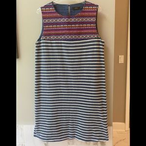 THML Embroidered Soft Cotton Shift Sz S